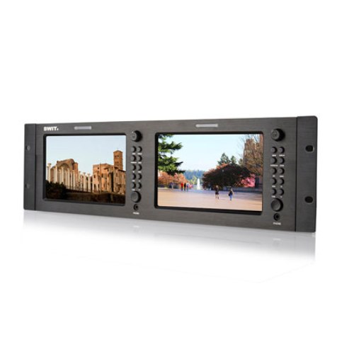 مانیتور-دوتایی-رک-سوییت-SWIT-M-1071H-Dual-7-inch-SDI-HDMI-Rack-LCD-Monitor